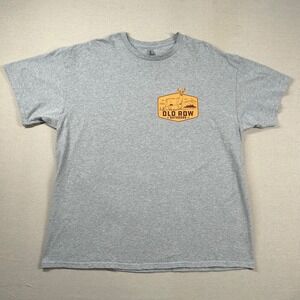 GIldan Old Row‎ Outdoors Shirt Mens 2xl Hunting Fishing Deer Elk Nature Heather